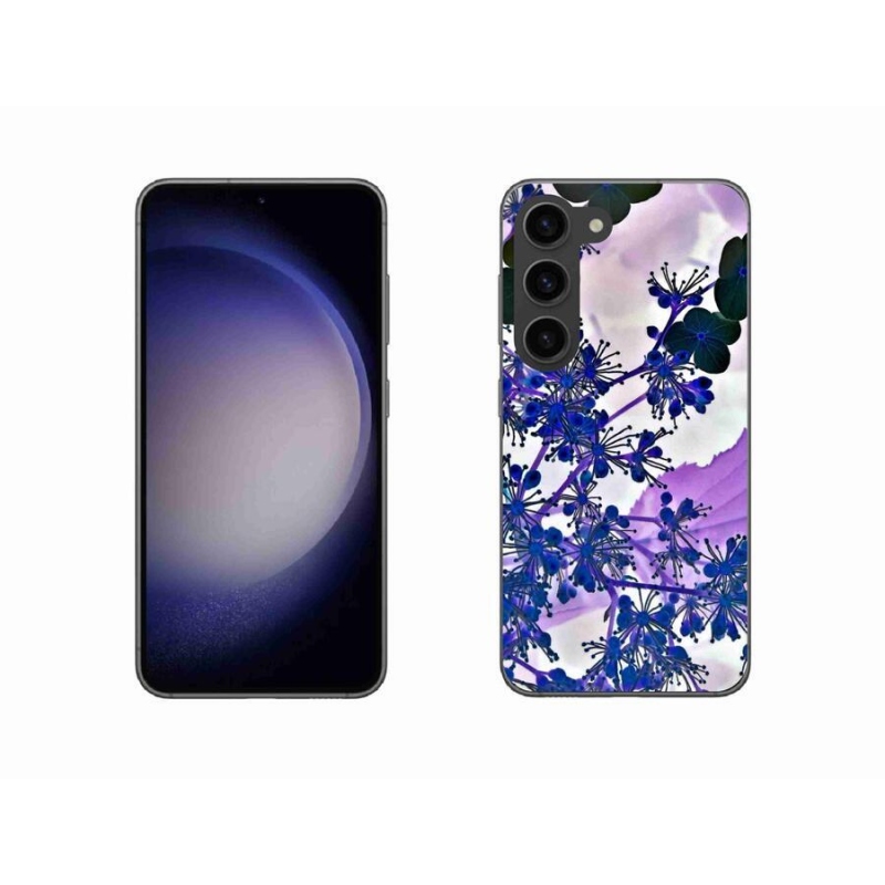 Gelový kryt mmCase na mobil Samsung Galaxy S23 5G - květ hortenzie