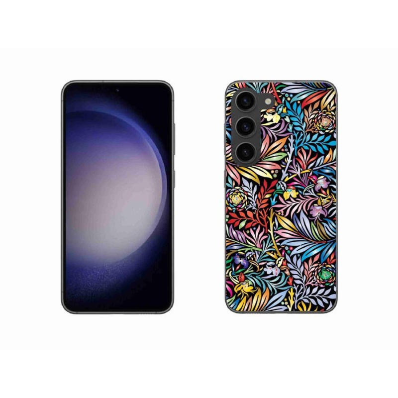 Gelový kryt mmCase na mobil Samsung Galaxy S23 5G - květiny 5