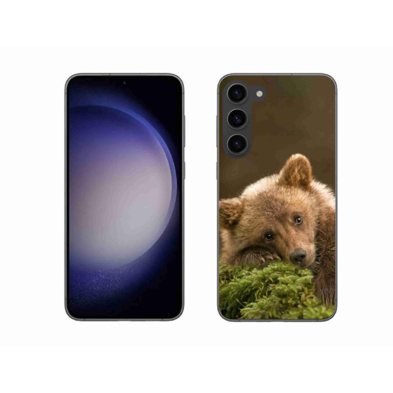 Gelový kryt mmCase na mobil Samsung Galaxy S23+ 5G - medvěd