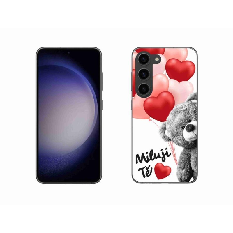 Gelový kryt mmCase na mobil Samsung Galaxy S23 5G - miluji Tě