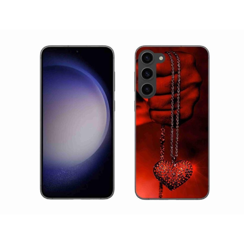 Gelový kryt mmCase na mobil Samsung Galaxy S23+ 5G - náhrdelník