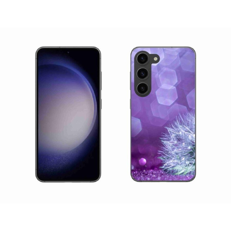 Gelový kryt mmCase na mobil Samsung Galaxy S23 5G - odkvetlá pampeliška 2