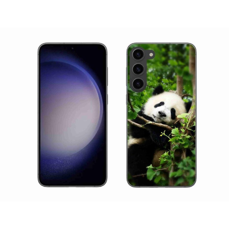 Gelový kryt mmCase na mobil Samsung Galaxy S23+ 5G - panda