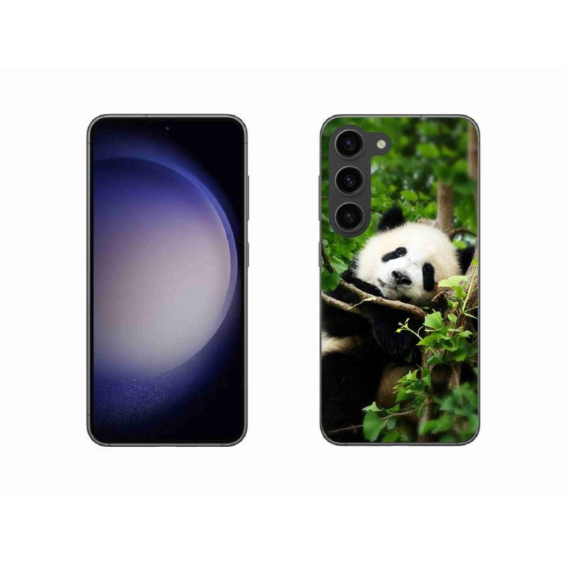 Gelový kryt mmCase na mobil Samsung Galaxy S23 5G - panda
