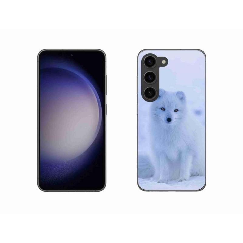 Gelový kryt mmCase na mobil Samsung Galaxy S23 5G - polární liška