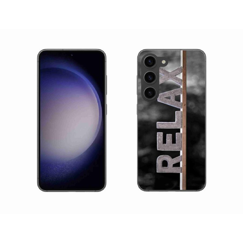 Gelový kryt mmCase na mobil Samsung Galaxy S23 5G - relax 1