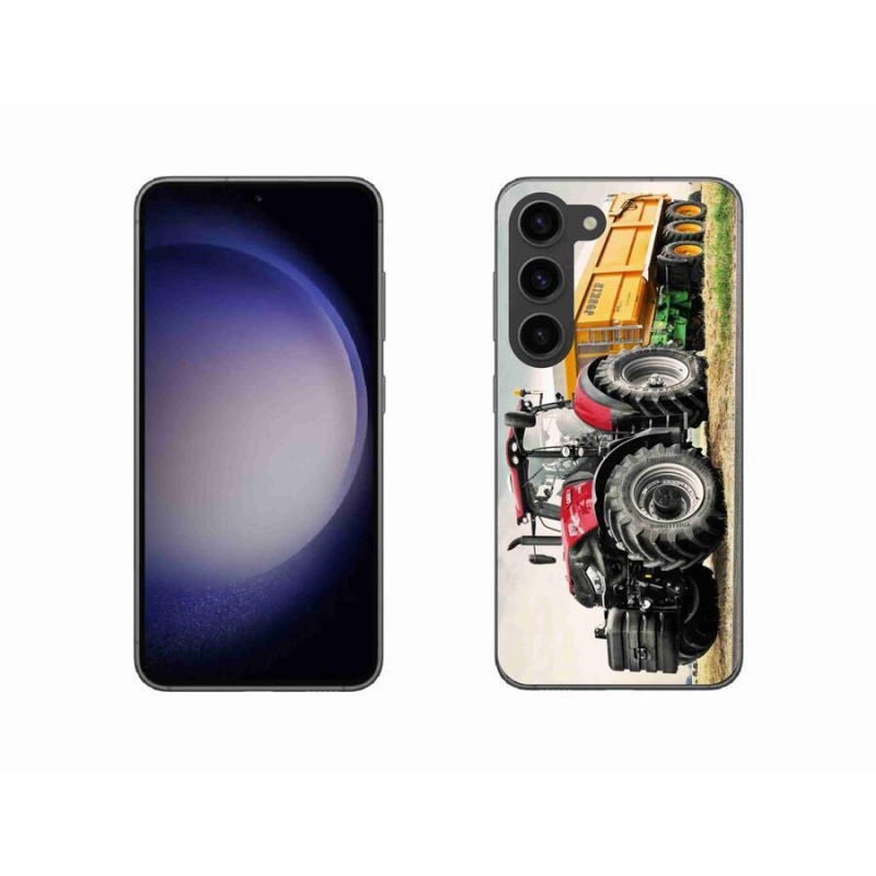 Gelový kryt mmCase na mobil Samsung Galaxy S23 5G - traktor 3