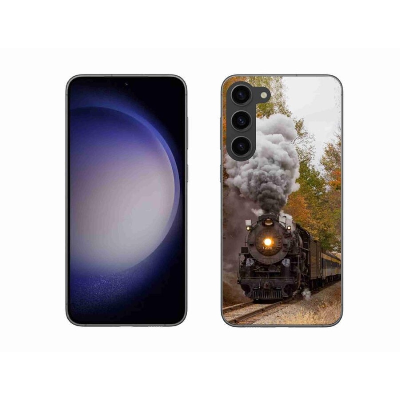 Gelový kryt mmCase na mobil Samsung Galaxy S23+ 5G - vlak 1