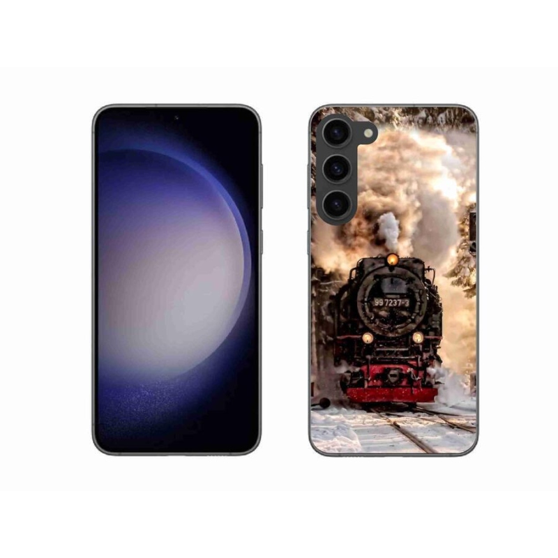 Gelový kryt mmCase na mobil Samsung Galaxy S23+ 5G - vlak