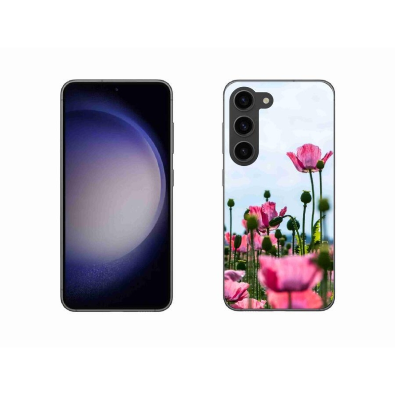 Gelový kryt mmCase na mobil Samsung Galaxy S23 5G - vlčí mák