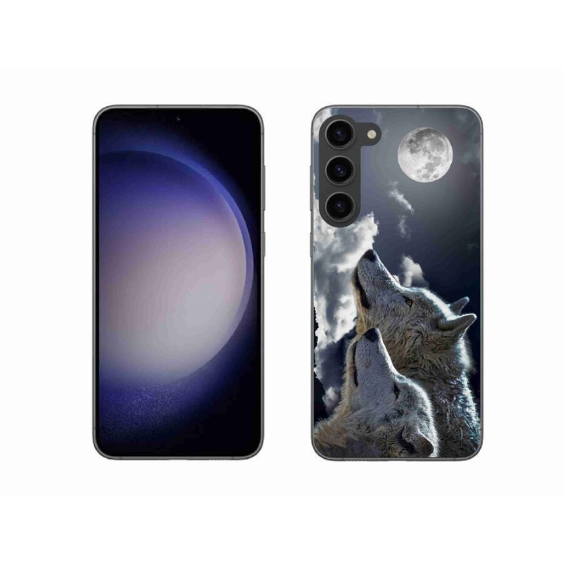 Gelový kryt mmCase na mobil Samsung Galaxy S23+ 5G - vlci