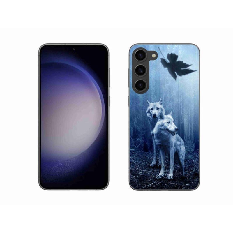 Gelový kryt mmCase na mobil Samsung Galaxy S23+ 5G - vlci v lese