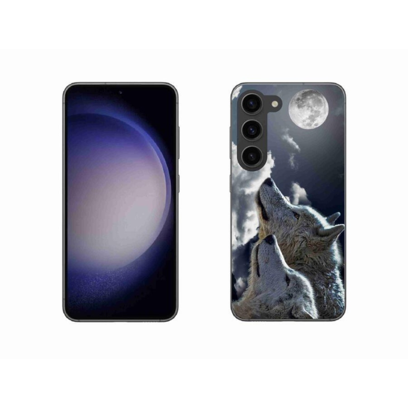 Gelový kryt mmCase na mobil Samsung Galaxy S23 5G - vlci