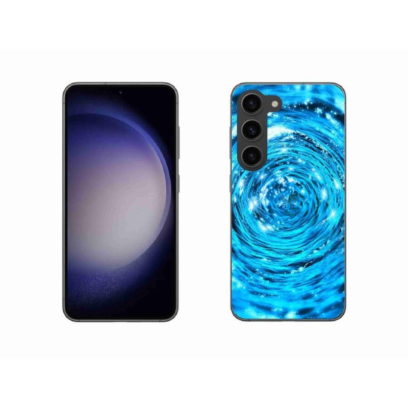 Gelový kryt mmCase na mobil Samsung Galaxy S23 5G - vodní vír