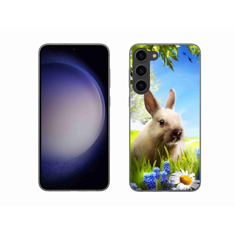Gelový kryt mmCase na mobil Samsung Galaxy S23+ 5G - zajíček