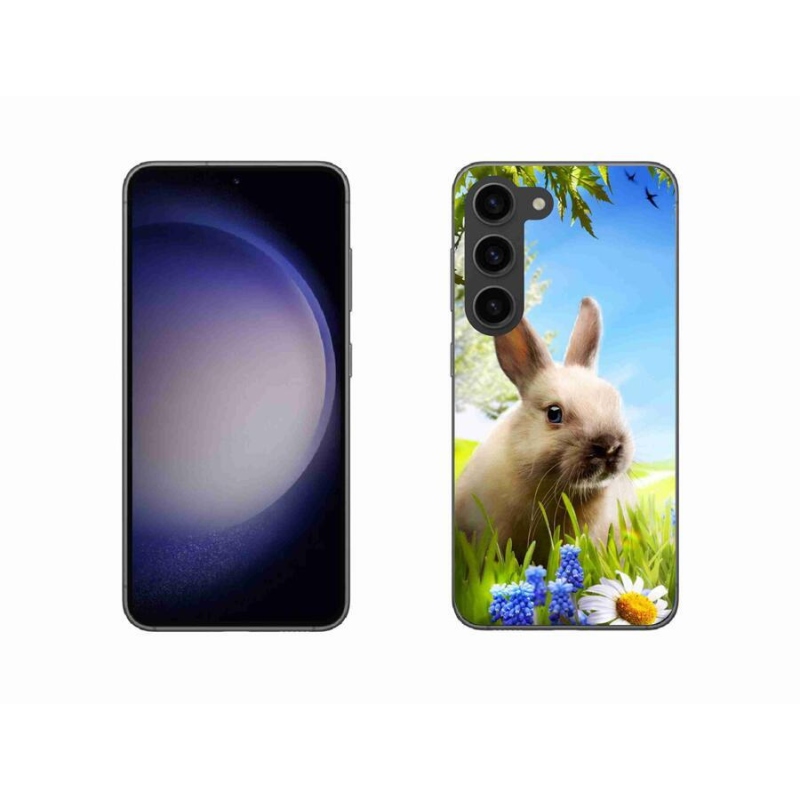 Gelový kryt mmCase na mobil Samsung Galaxy S23 5G - zajíček
