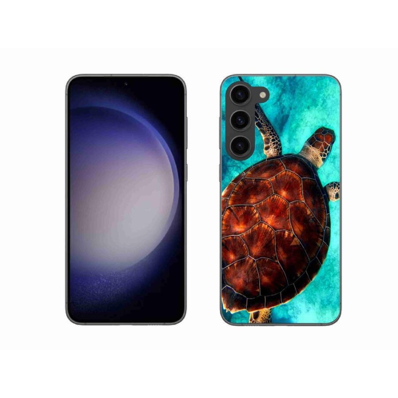 Gelový kryt mmCase na mobil Samsung Galaxy S23+ 5G - želva
