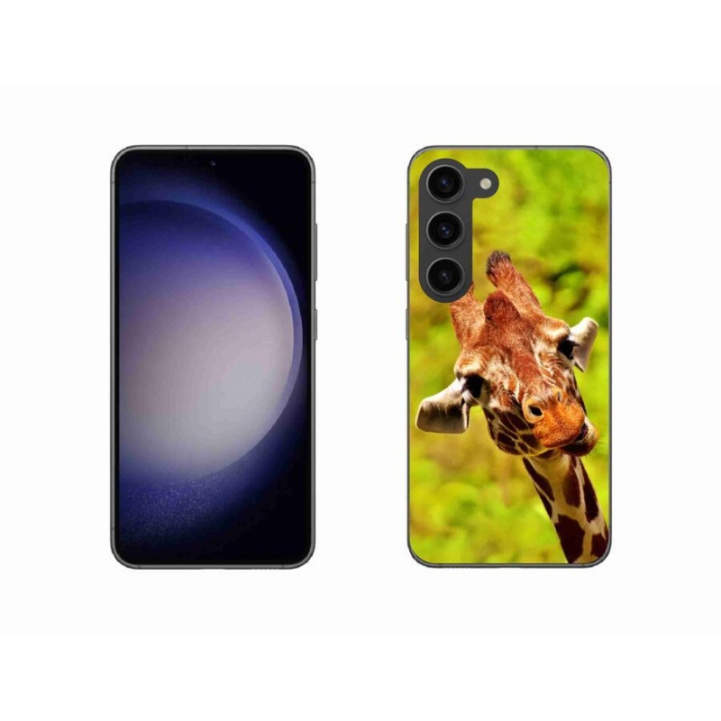 Gelový kryt mmCase na mobil Samsung Galaxy S23 5G - žirafa