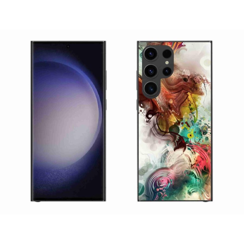 Gelový kryt mmCase na mobil Samsung Galaxy S23 Ultra 5G - abstrakt 1