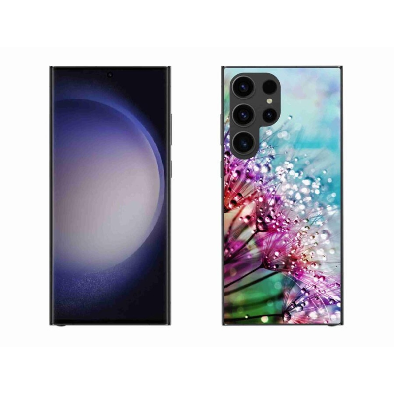 Gelový kryt mmCase na mobil Samsung Galaxy S23 Ultra 5G - barevné květy