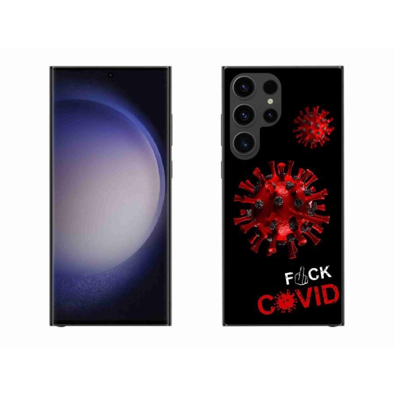 Gelový kryt mmCase na mobil Samsung Galaxy S23 Ultra 5G - covid 3