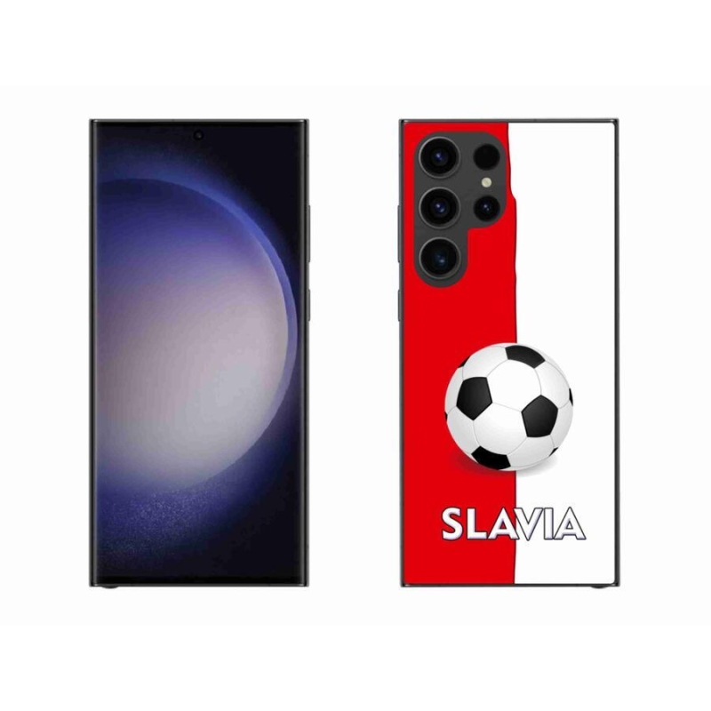 Gelový kryt mmCase na mobil Samsung Galaxy S23 Ultra 5G - fotbal 2