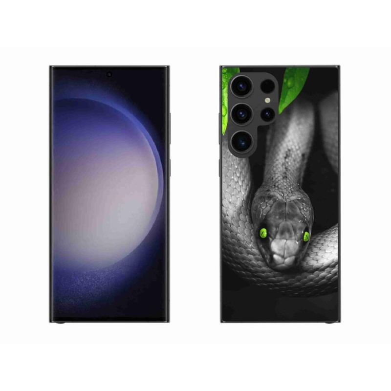 Gelový kryt mmCase na mobil Samsung Galaxy S23 Ultra 5G - had