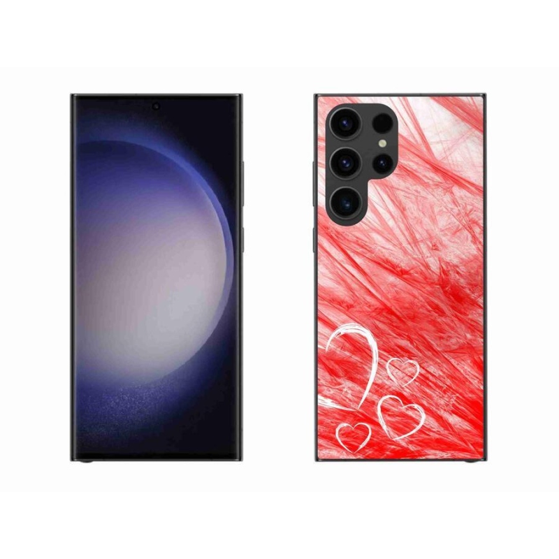 Gelový kryt mmCase na mobil Samsung Galaxy S23 Ultra 5G - heart