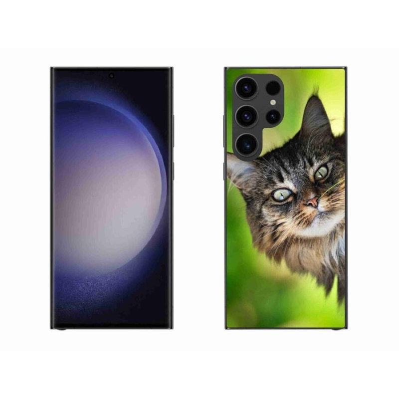 Gelový kryt mmCase na mobil Samsung Galaxy S23 Ultra 5G - kočka 3