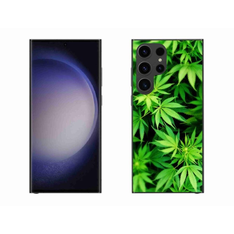 Gelový kryt mmCase na mobil Samsung Galaxy S23 Ultra 5G - konopí 3