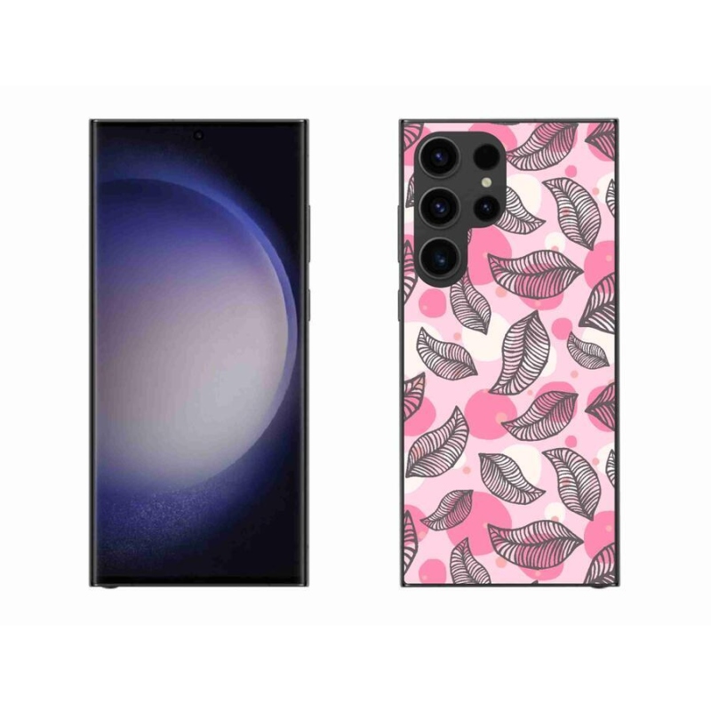 Gelový kryt mmCase na mobil Samsung Galaxy S23 Ultra 5G - kreslené padající listy