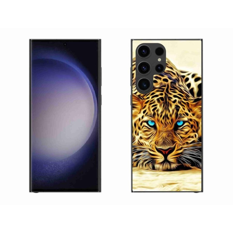 Gelový kryt mmCase na mobil Samsung Galaxy S23 Ultra 5G - kreslený tygr