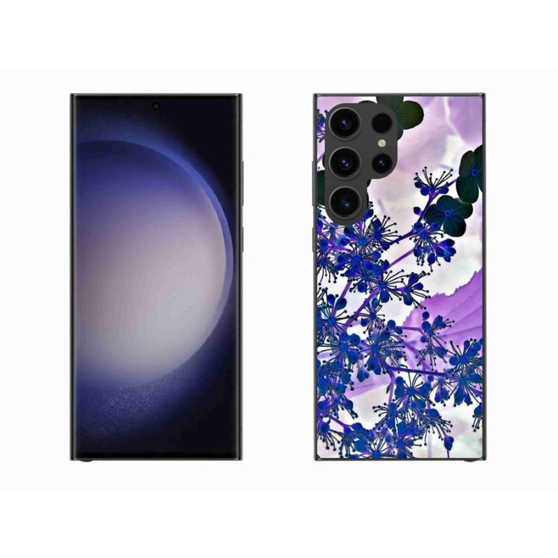 Gelový kryt mmCase na mobil Samsung Galaxy S23 Ultra 5G - květ hortenzie