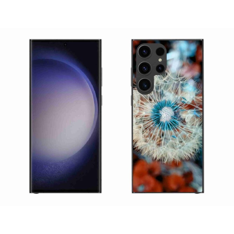 Gelový kryt mmCase na mobil Samsung Galaxy S23 Ultra 5G - odkvetlá pampeliška 1