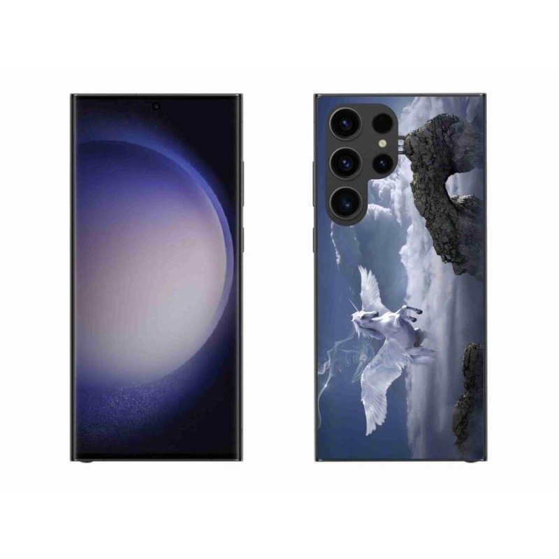 Gelový kryt mmCase na mobil Samsung Galaxy S23 Ultra 5G - pegas