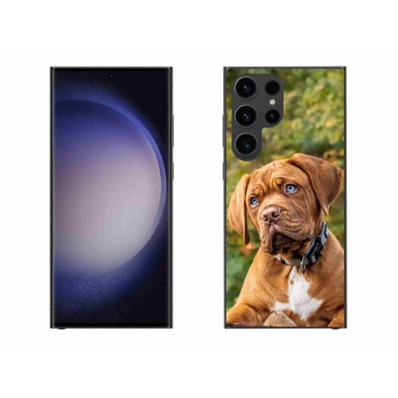 Gelový kryt mmCase na mobil Samsung Galaxy S23 Ultra 5G - štěně