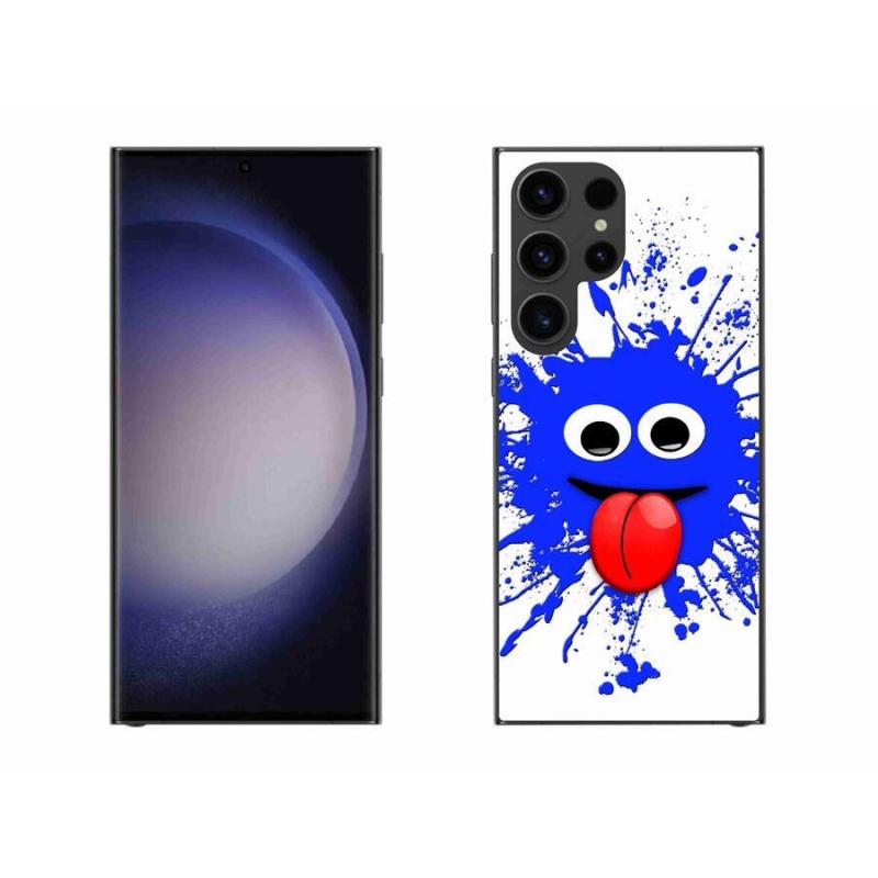Gelový kryt mmCase na mobil Samsung Galaxy S23 Ultra 5G - strašidlo