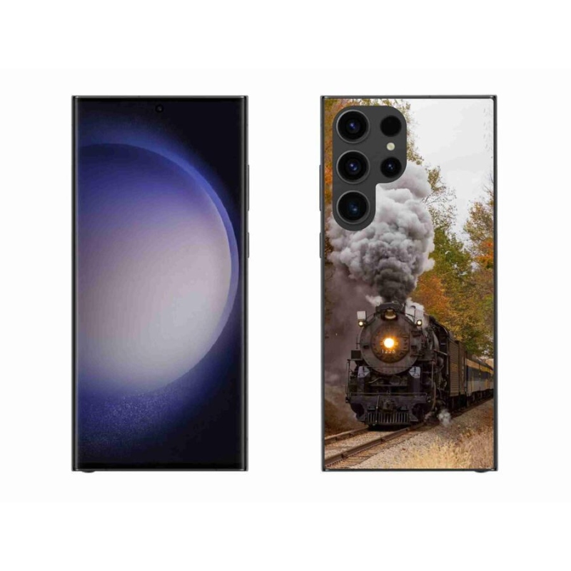 Gelový kryt mmCase na mobil Samsung Galaxy S23 Ultra 5G - vlak 1