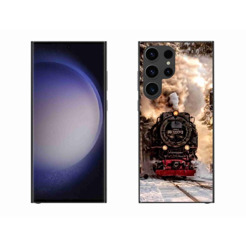 Gelový kryt mmCase na mobil Samsung Galaxy S23 Ultra 5G - vlak