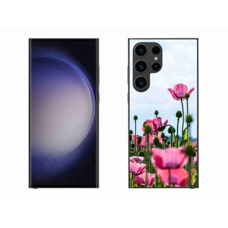 Gelový kryt mmCase na mobil Samsung Galaxy S23 Ultra 5G - vlčí mák