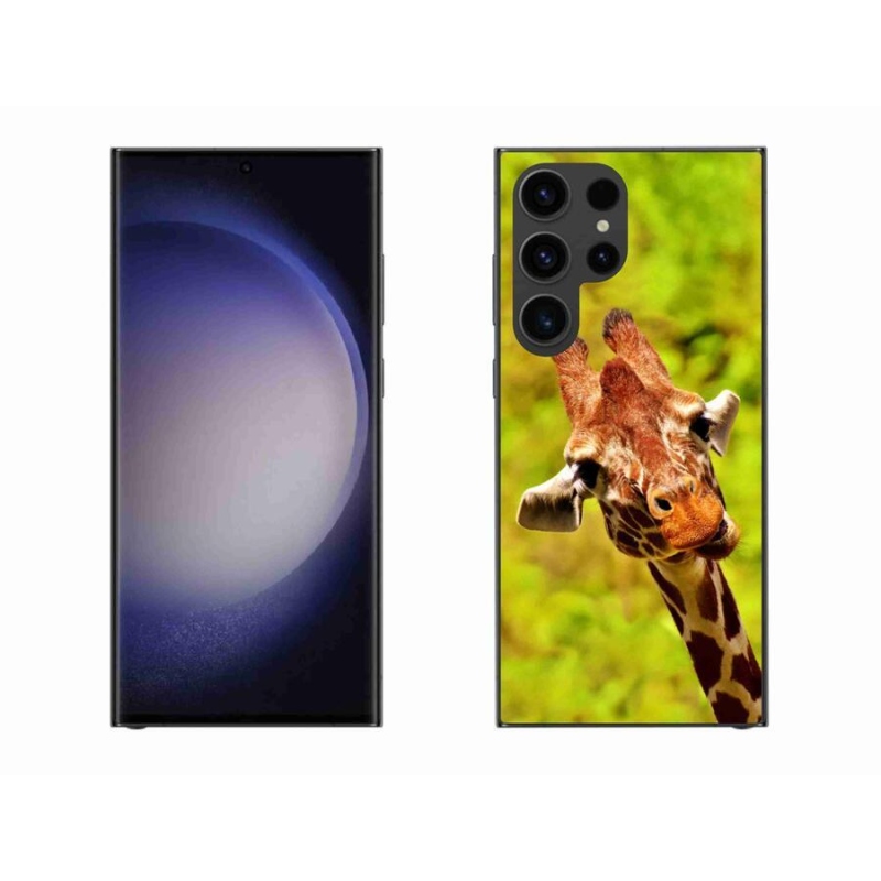 Gelový kryt mmCase na mobil Samsung Galaxy S23 Ultra 5G - žirafa