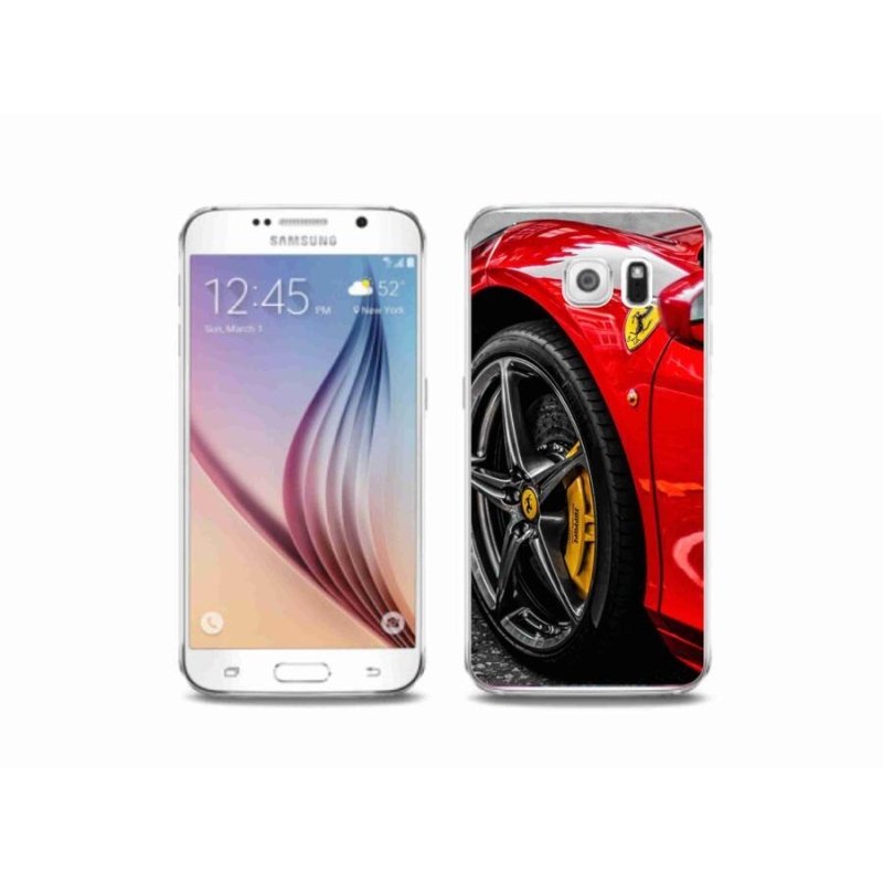 Gelový kryt mmCase na mobil Samsung Galaxy S6 - auto 1