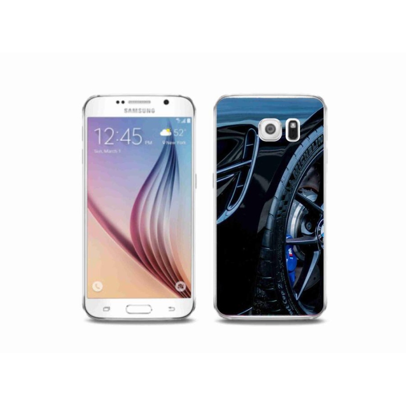 Gelový kryt mmCase na mobil Samsung Galaxy S6 - auto 2