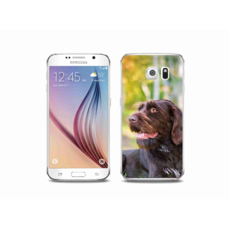 Gelový kryt mmCase na mobil Samsung Galaxy S6 - český fousek