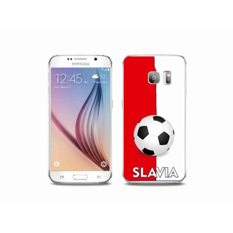 Gelový kryt mmCase na mobil Samsung Galaxy S6 Edge - fotbal 2
