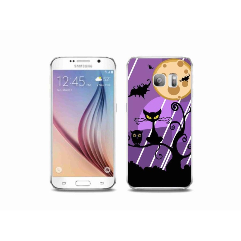 Gelový kryt mmCase na mobil Samsung Galaxy S6 Edge - halloween