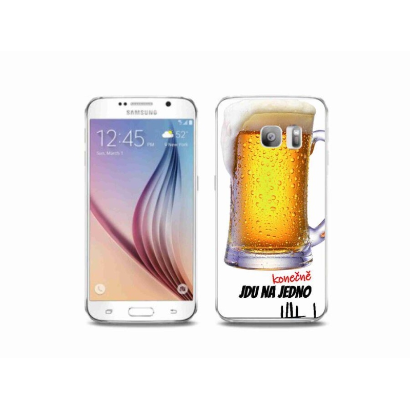 Gelový kryt mmCase na mobil Samsung Galaxy S6 Edge - jdu na jedno