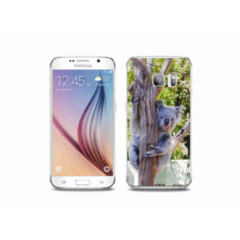 Gelový kryt mmCase na mobil Samsung Galaxy S6 Edge - koala
