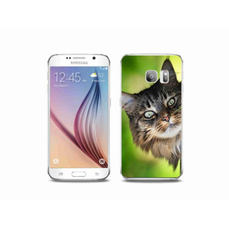 Gelový kryt mmCase na mobil Samsung Galaxy S6 Edge - kočka 3