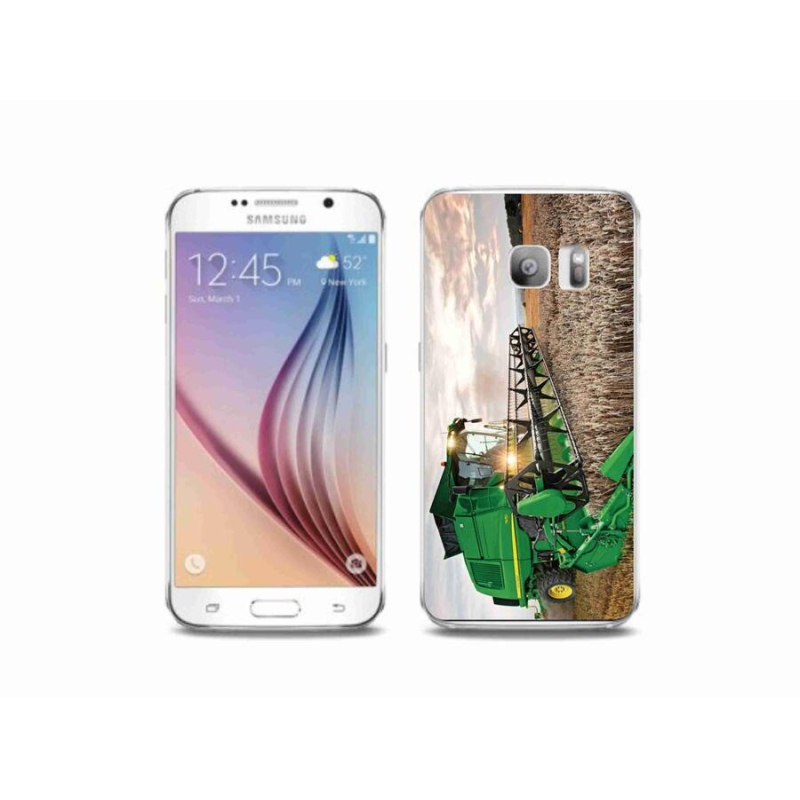 Gelový kryt mmCase na mobil Samsung Galaxy S6 Edge - kombajn